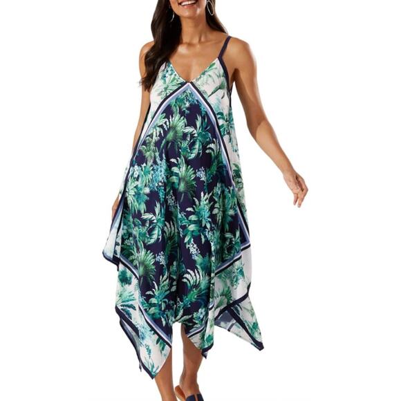 Tommy Bahama Arts of Palm Scarf Dress Size Small/Medium - Picture 1 of 6